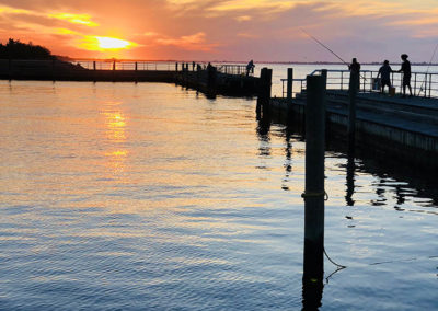 Long Island Sunset silhouettes
